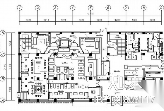 [厦门]四层星级娱乐量贩KTV室内装修施工图施工图下载【ID:161803117】
