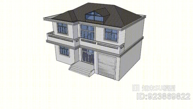 别墅SU模型下载【ID:923869822】