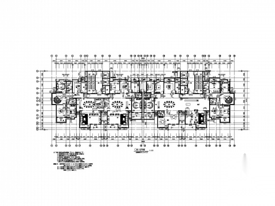 三十层现代风格商住楼建筑施工图cad施工图下载【ID:165138100】