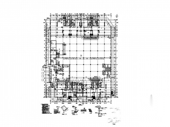 三十层现代风格商住楼建筑施工图cad施工图下载【ID:165138100】