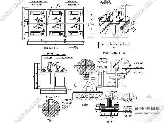 图块/节点网吧电脑桌详图施工图下载【ID:832245715】