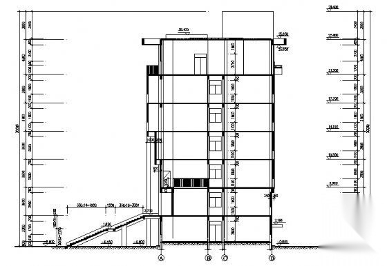 某七层办公楼建筑设计图施工图下载【ID:151425141】