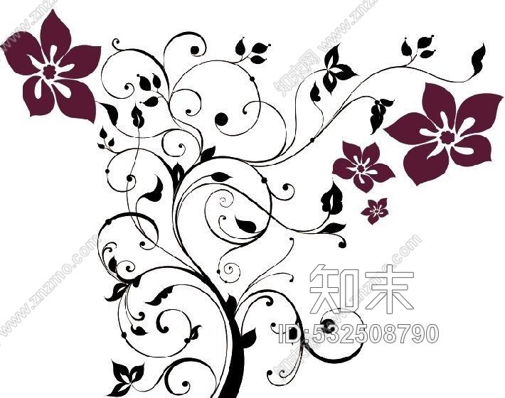 凹凸黑白-黑白古典贴图下载【ID:532508790】