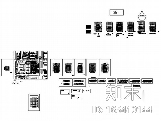 [天津]某大学四层体育馆建筑施工图施工图下载【ID:165410144】