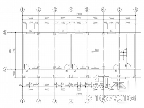 三层砖混办公楼加固改造施工图施工图下载【ID:165770104】