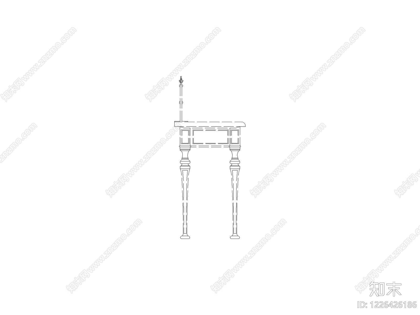桌子cad施工图下载【ID:1226426186】