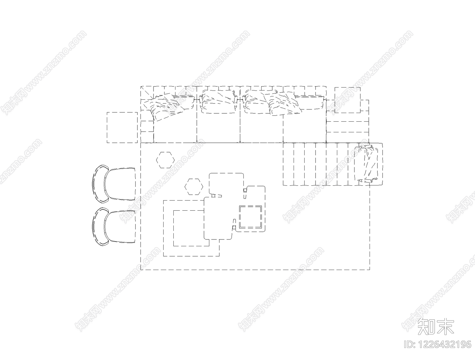 家装图块cad施工图下载【ID:1226432196】