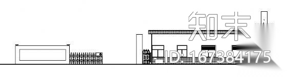 某印刷公司传达室建筑方案图cad施工图下载【ID:167384175】