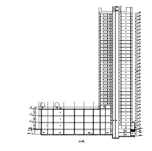 [四川]知名设计院高层旧城改造中心建筑设计方案文本（含...cad施工图下载【ID:166820123】