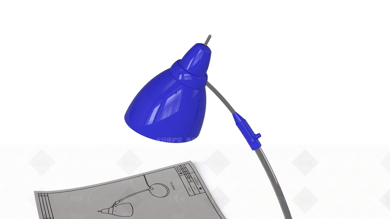 台灯3D模型下载【ID:1162574401】