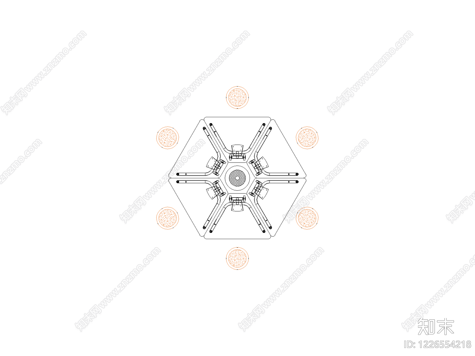 椅子cad施工图下载【ID:1226554218】