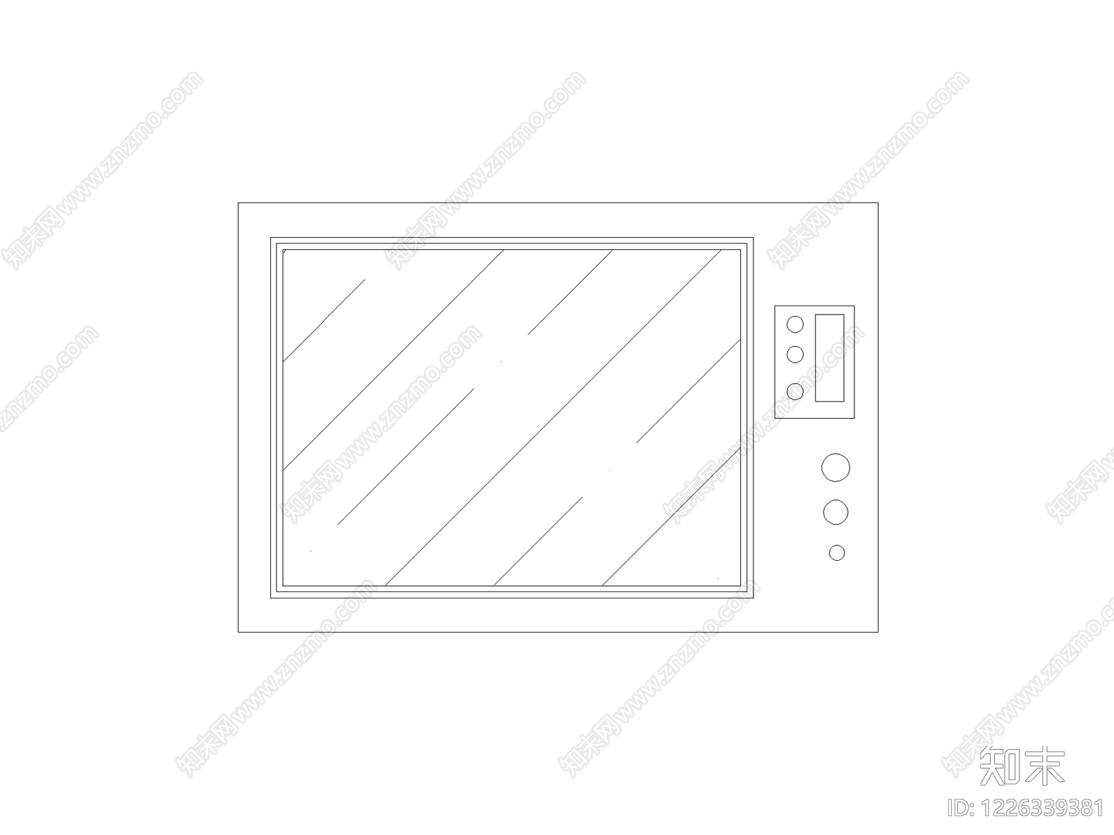 厨房设施cad施工图下载【ID:1226339381】