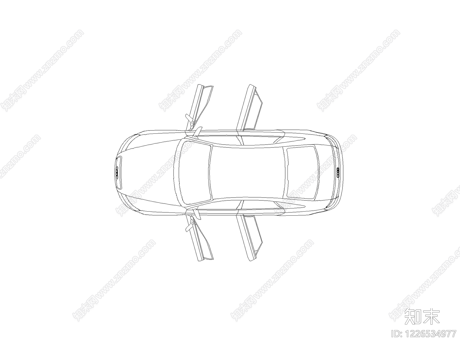 现代交通工具图库CAD图纸
