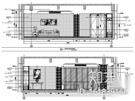 [江苏]工业园区中式休闲会所客房装修图cad施工图下载【ID:161839165】