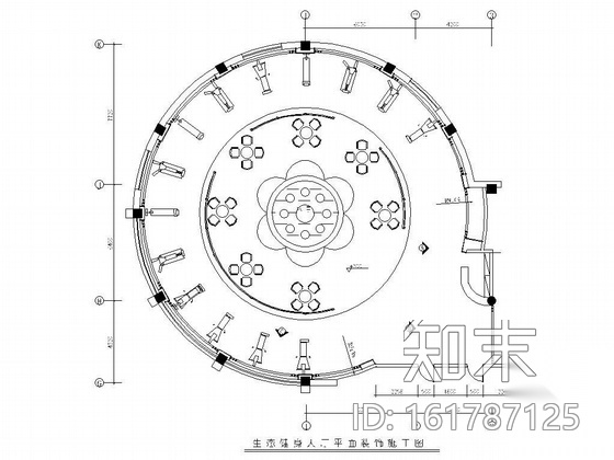 生态健身大厅设计方案图cad施工图下载【ID:161787125】