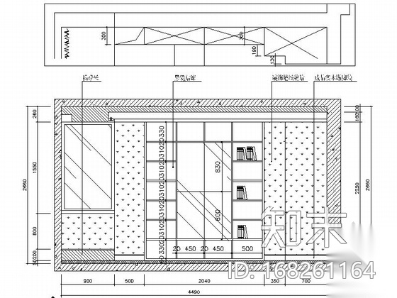 [常熟]精品典型现代风格复式样板间CAD装修施工图（含高...cad施工图下载【ID:168261164】