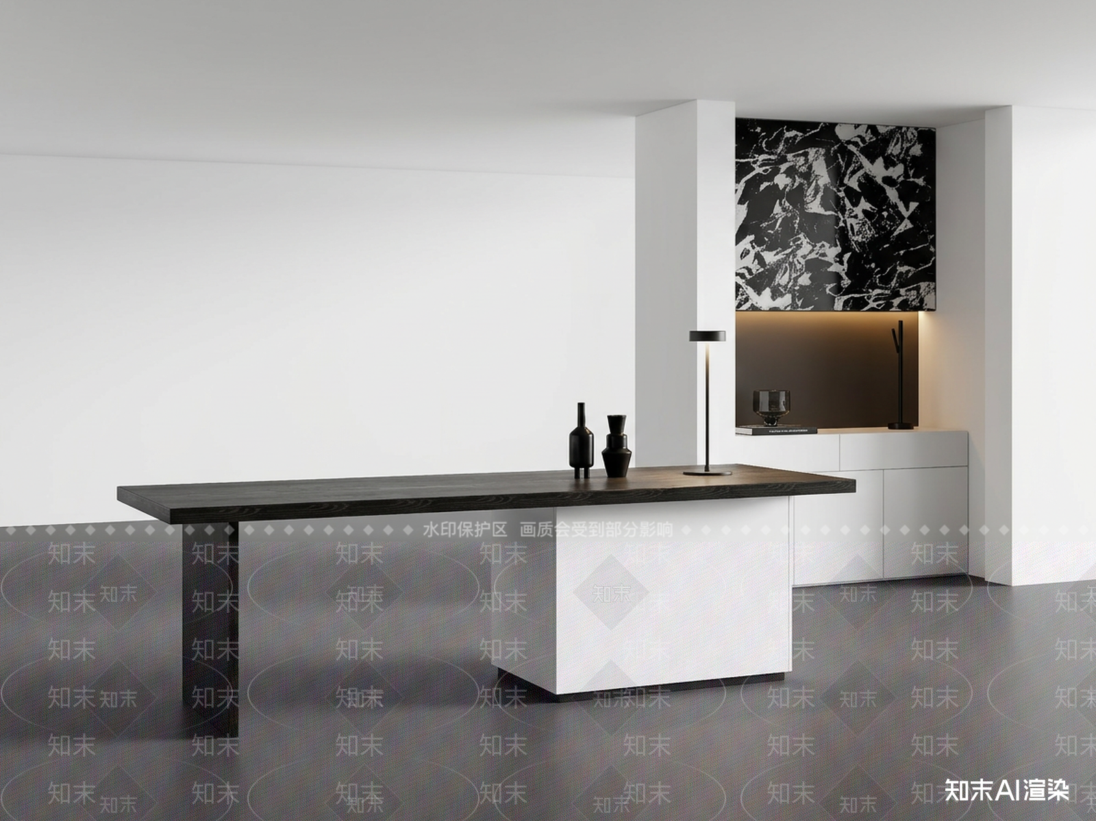 组合式吧台岛台3D模型下载【ID:1227249276】