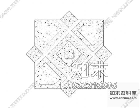 图块/节点地面拼花图块集施工图下载【ID:832313805】