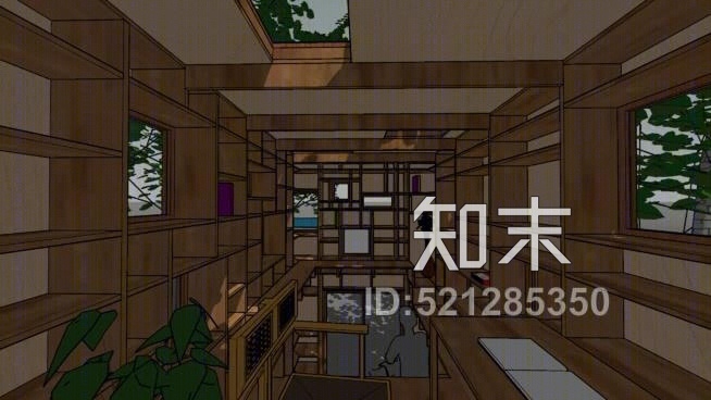 架子遮阳棚，避暑避暑的避难所SU模型下载【ID:521285350】