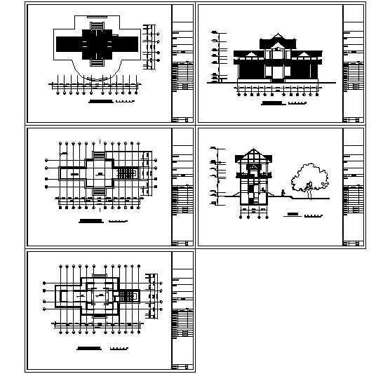 瑞安市某广场景观建筑施工图cad施工图下载【ID:161061145】