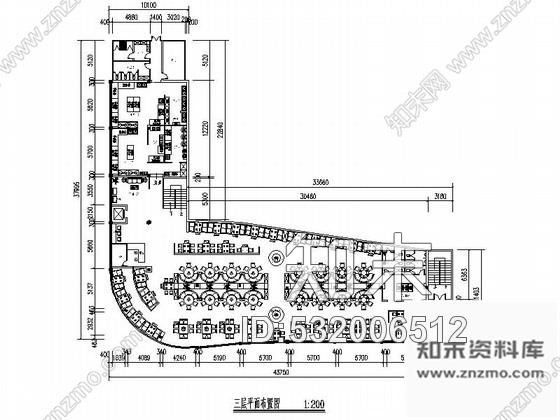 施工图河南精品火锅品牌连锁店室内装修图含效果施工图下载【ID:532006512】