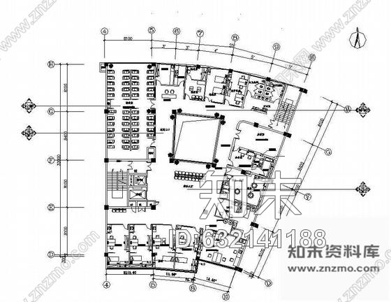 施工图某医院一二层装饰施工图cad施工图下载【ID:632141188】