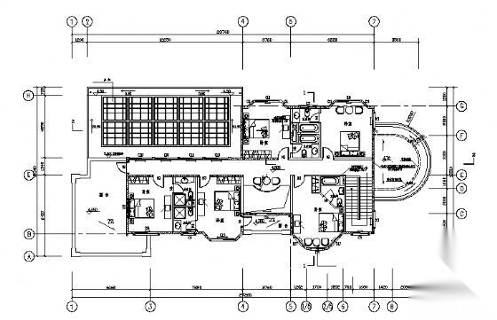 某三层欧式别墅建筑方案图cad施工图下载【ID:149916196】