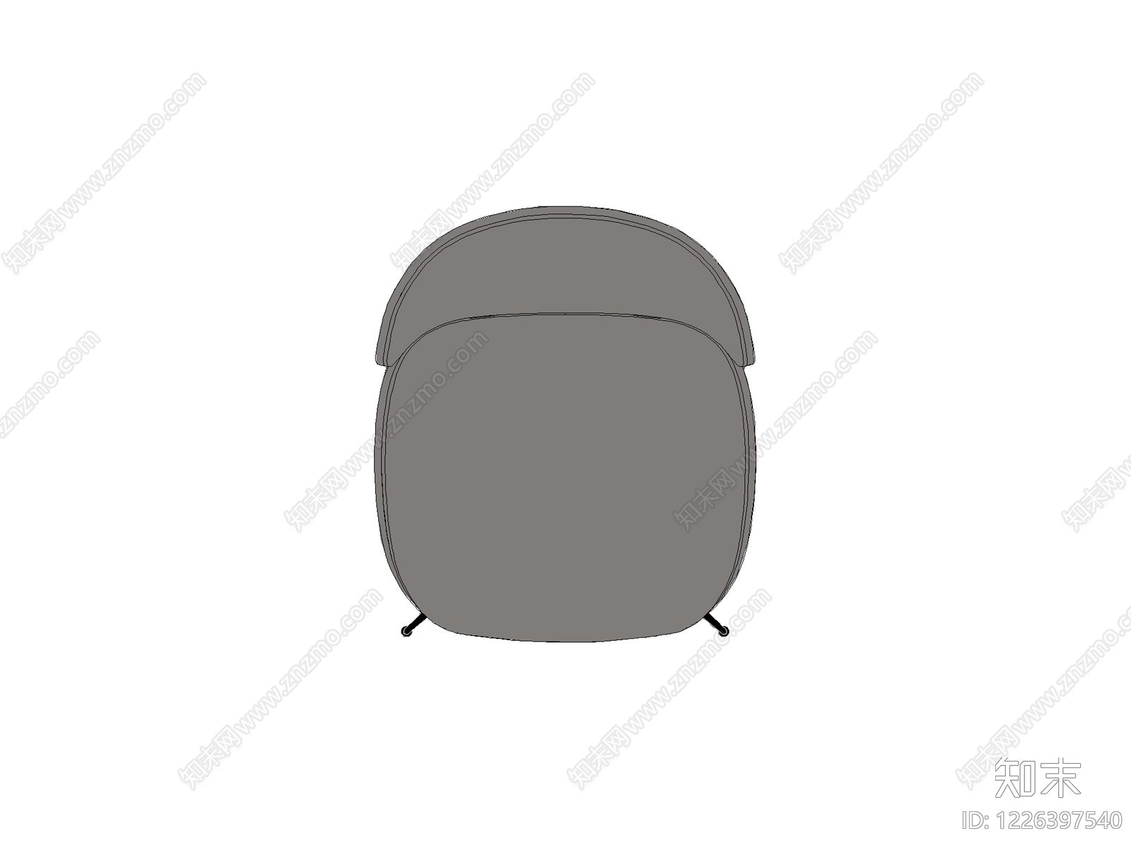 椅子cad施工图下载【ID:1226397540】