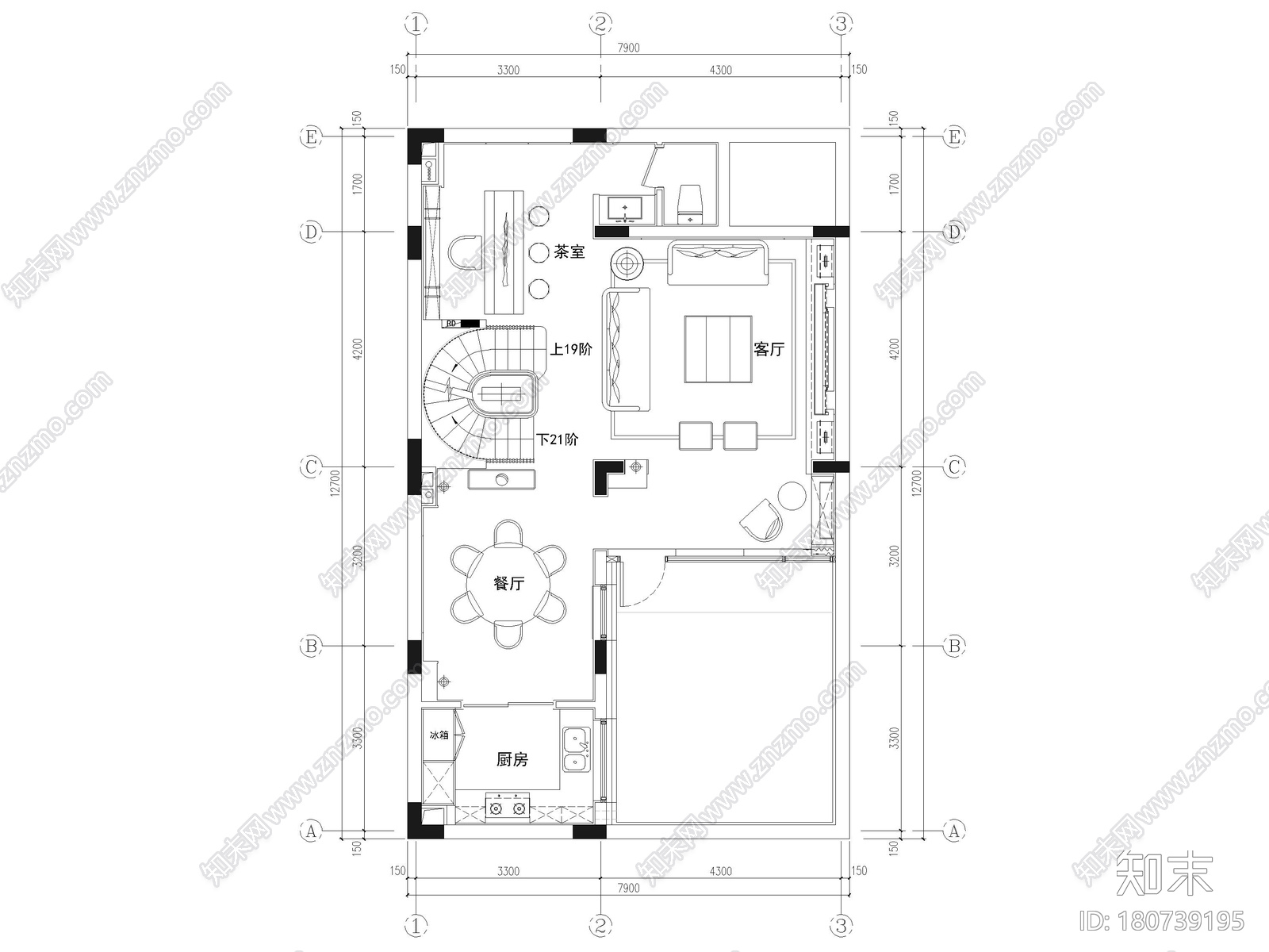 [北京]燕西书院283㎡别墅装修施工图+3D模型施工图下载【ID:180739195】