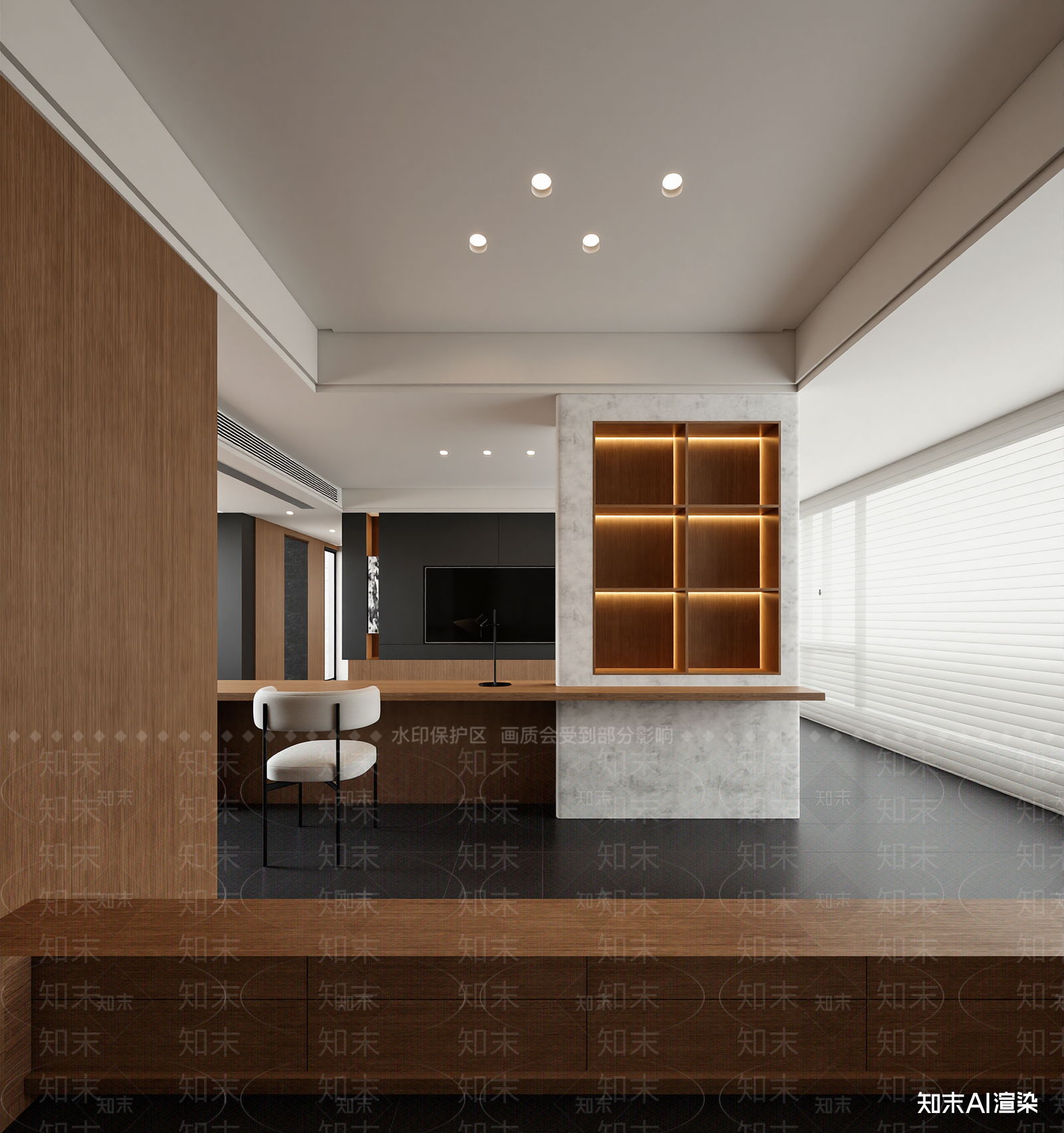 现代客餐厅3D模型下载【ID:1221676313】