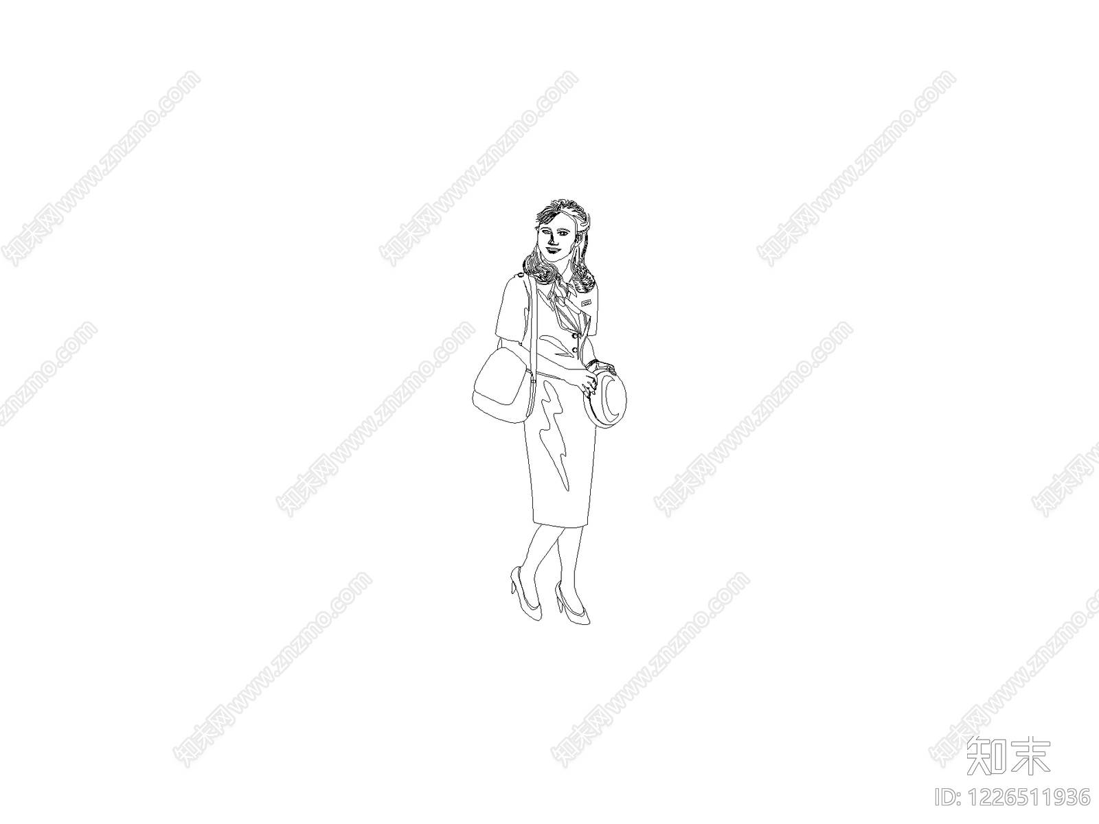 人物cad施工图下载【ID:1226511936】