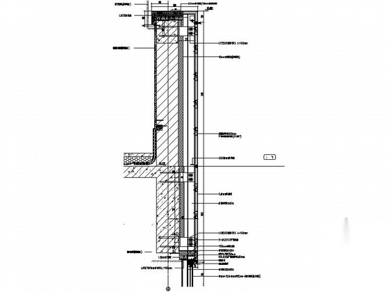 [浙江]肿瘤医院放疗中心及医技用房建筑幕墙施工图（2...cad施工图下载【ID:166206135】