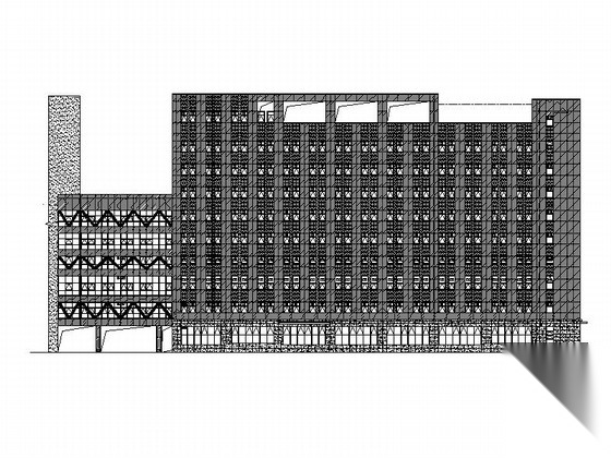 [浙江]肿瘤医院放疗中心及医技用房建筑幕墙施工图（2...cad施工图下载【ID:166206135】