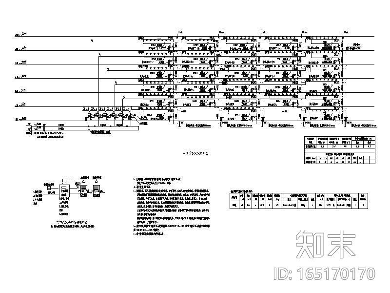 3万平方仓库给排水_消防系统设计施工图cad施工图下载【ID:165170170】