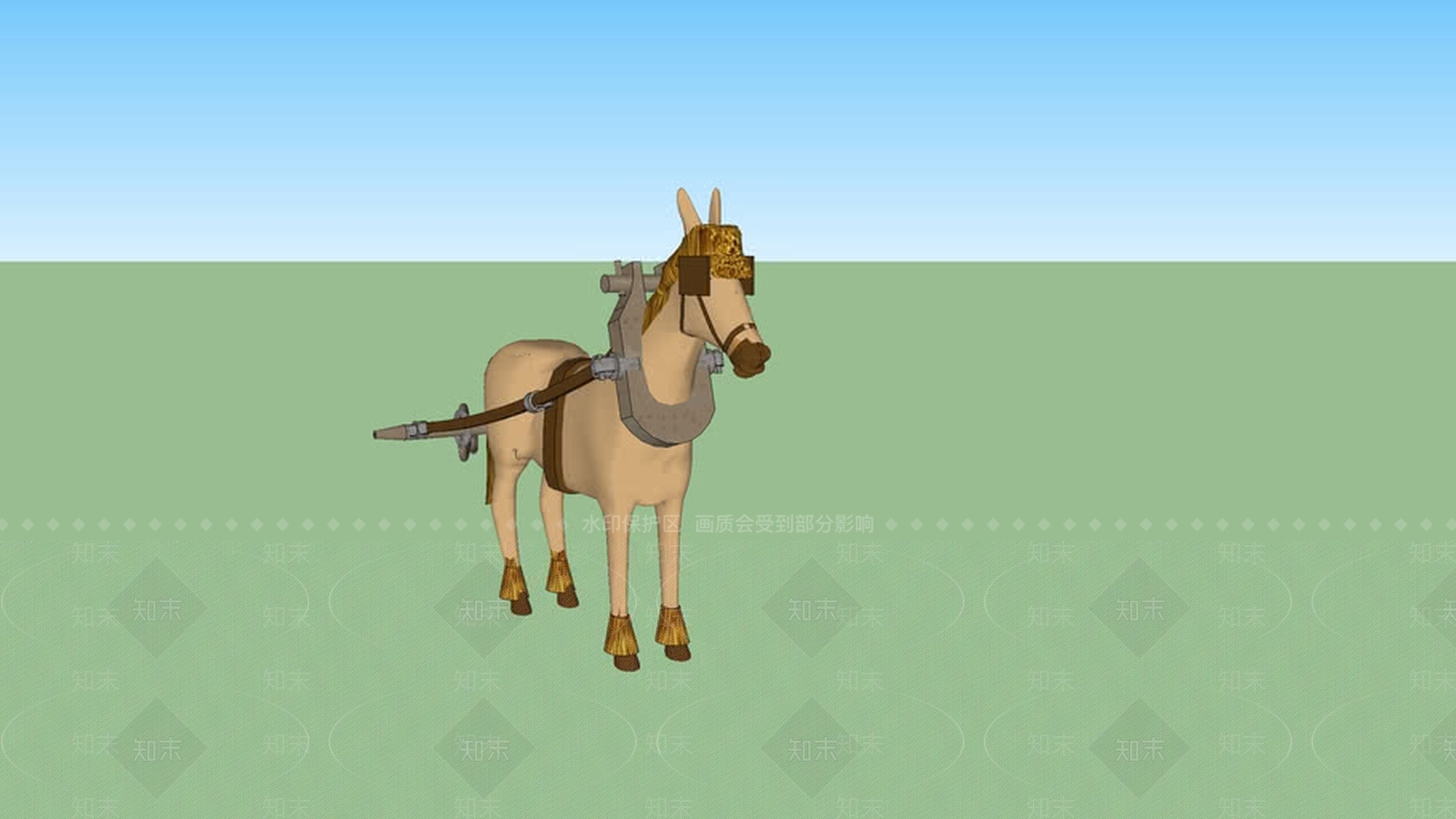 阿尔戈拖马SU模型下载【ID:1162360694】