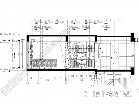 [深圳]高档花园小区CAD装修施工图施工图下载【ID:181768159】