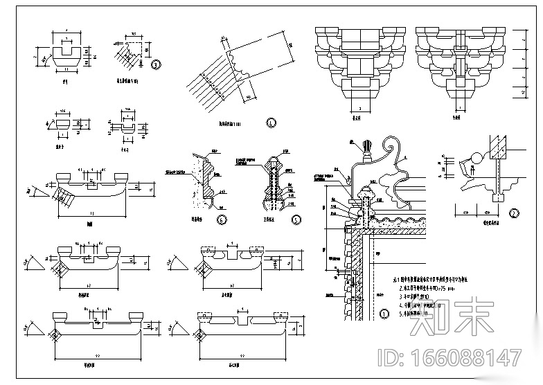 万佛亭古建设计施工图cad施工图下载【ID:166088147】