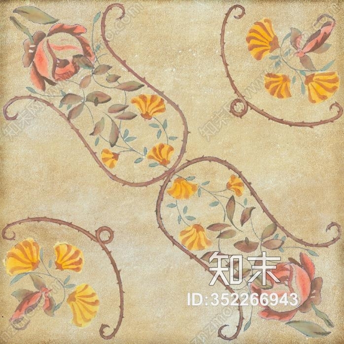 高清仿古砖250贴图下载【ID:352266943】