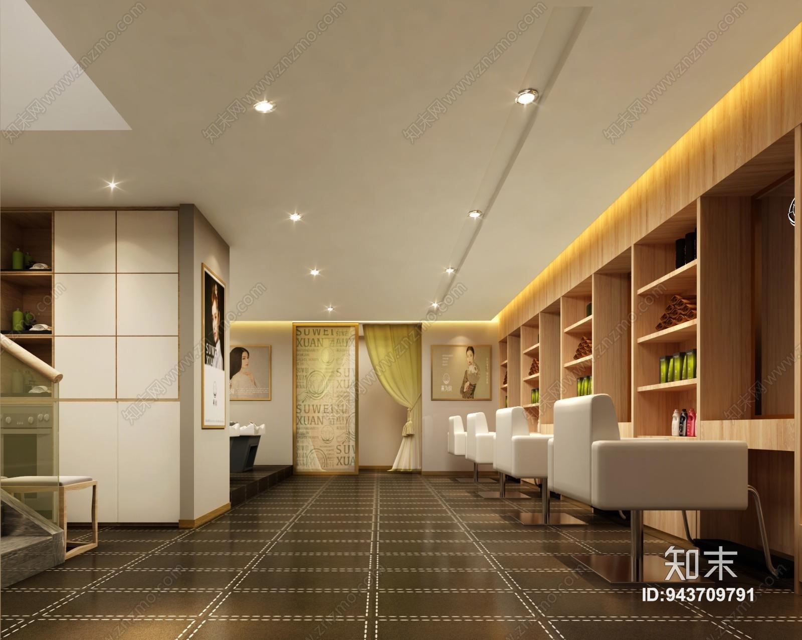 现代理发店3D模型下载【ID:943709791】