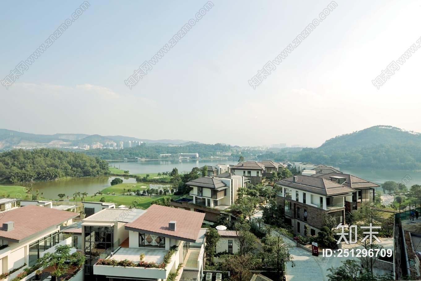 别墅风景外景贴图贴图下载【ID:251296709】