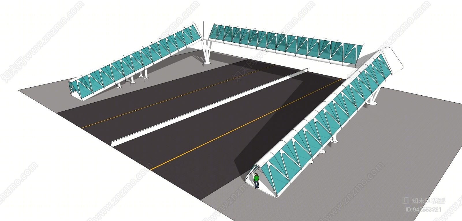 天桥SU模型下载【ID:942559321】