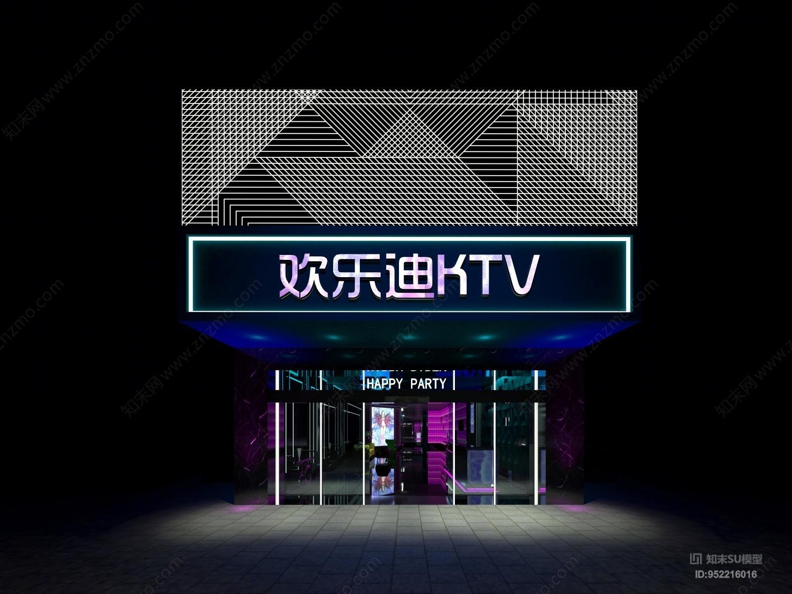 现代风格KTVSU模型下载【ID:952216016】