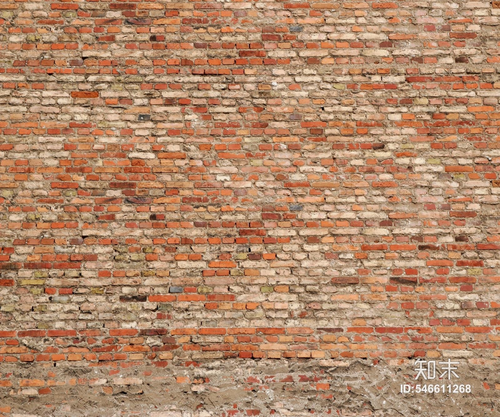 复古红砖墙院子贴图下载【ID:546611268】