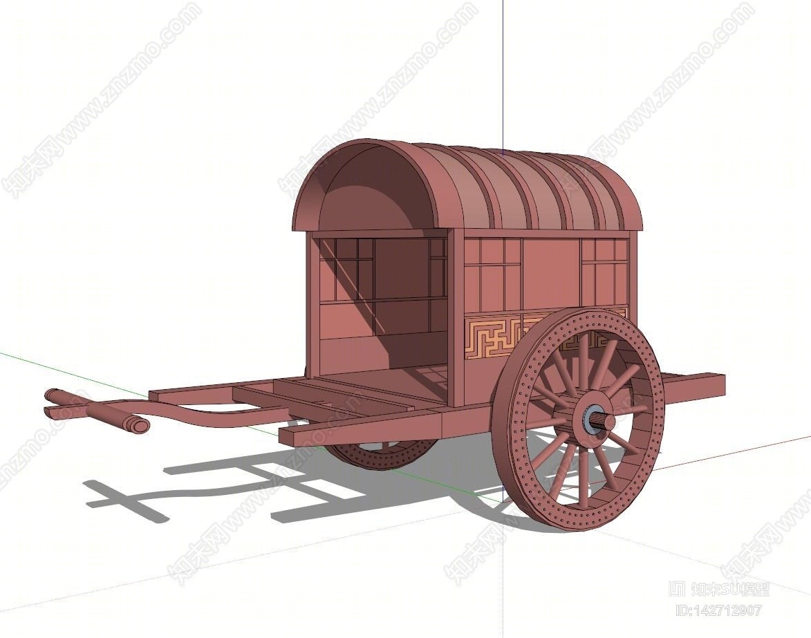 马车模型SU模型下载【ID:142712907】