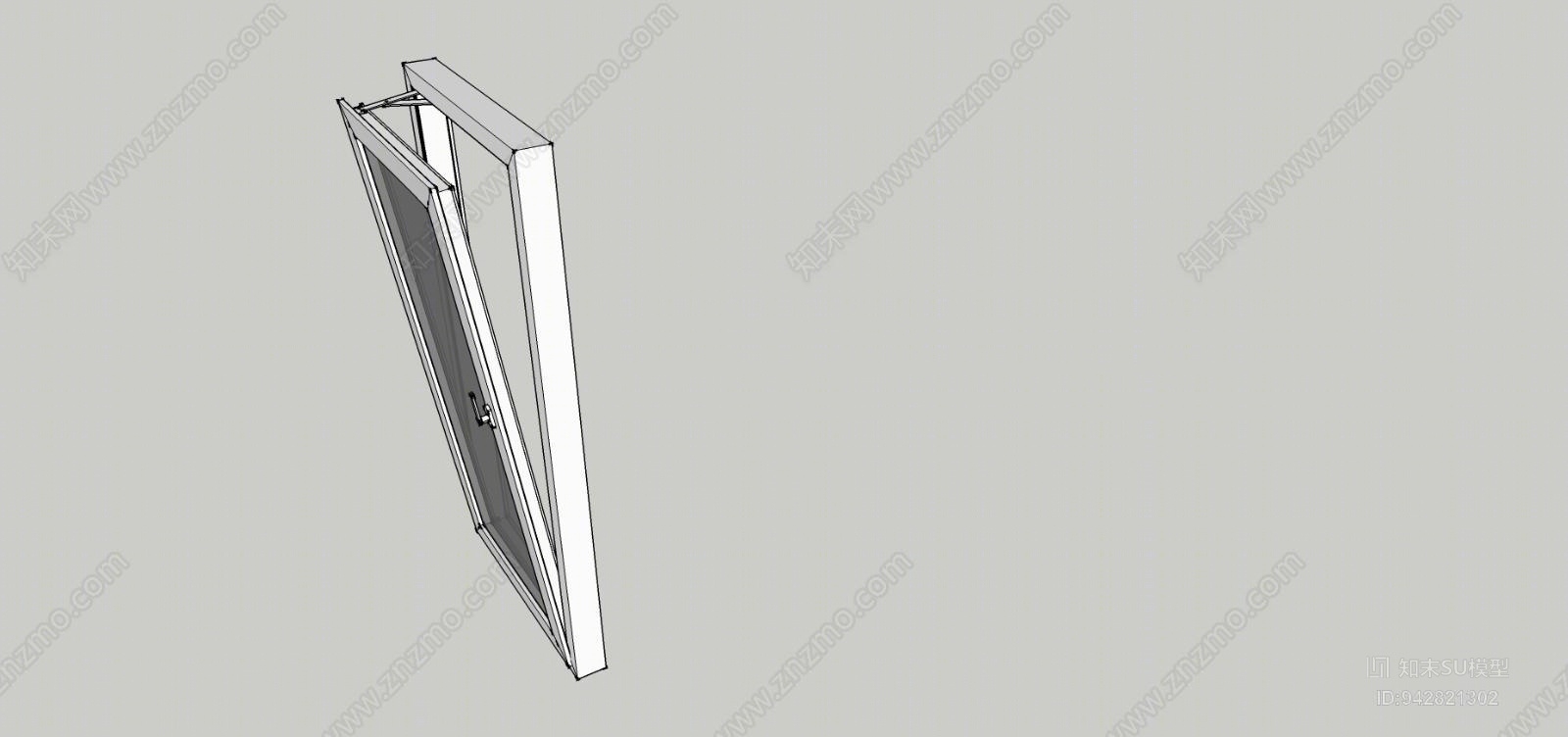 现代风格窗户SU模型下载【ID:942821302】