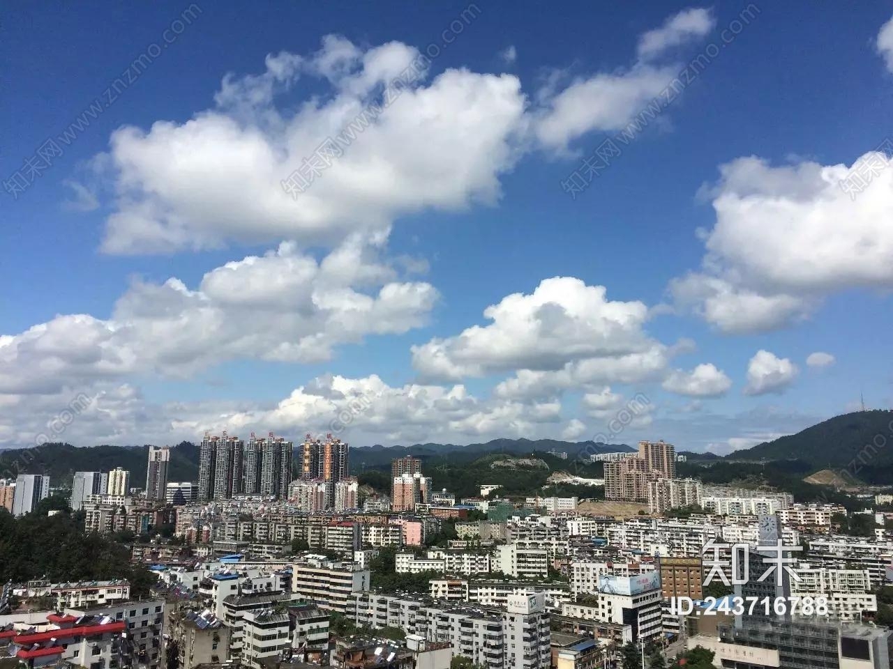 城市背景高清贴图材质