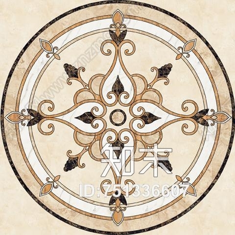 简一大理石瓷砖拼花贴图下载【ID:751336607】