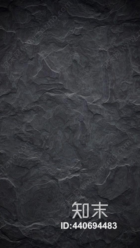 石材　贴图　黑色贴图下载【ID:440694483】