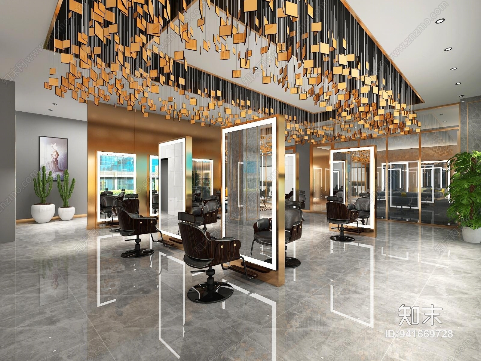 后现代理发店3D模型下载【ID:941669728】