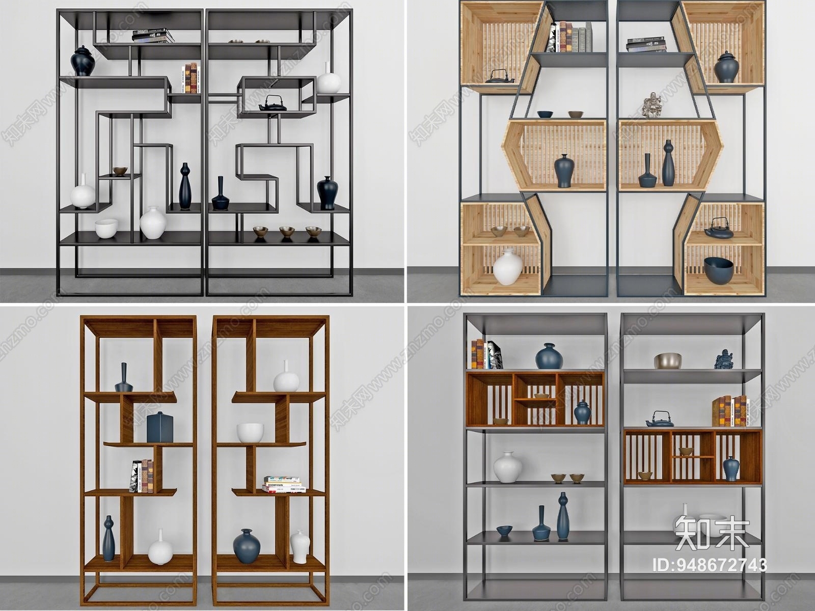 中式家具3D模型下载【ID:948672743】